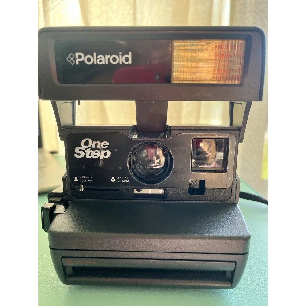 Polaroid One Step 600 Vintage Instant Camera, Black untested